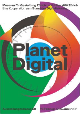 Planet Digital; Ausstellungsplakat