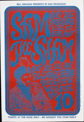 Bill Graham presents in San Francisco - Sam The Sham and The Pharaons "Little Red Riding Hood - and the Sit-Ins - Fillmore Auditorium