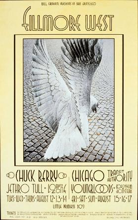 Bill Graham presents in San Francisco - Fillmore West - Chuck Berry - Jethro Tull - Loading Zone - Chicago Transit Authority - Youngbloods - Colosseum from England