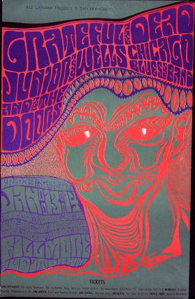 Bill Graham presents in San Francisco - Grateful Dead - Junior Wells Chicago Blues Band and The Doors - Fillmore Auditorium