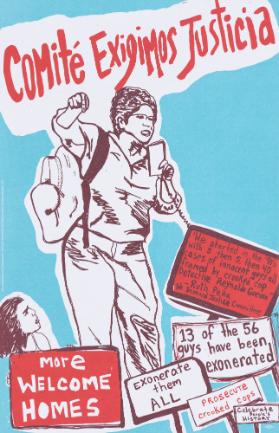 Comité Exigimos Justicia - "We Started in the 90's with 3 then 5, then 40 Cases of Innocent Guys All Framed by Crooked Cop Detective Reynaldo Guevaca" - Ruth Peña - We Demand Justice Committee - 13 ot the 56 Guys Have Been Exonerated - Exonerate Them All - Prosceute Crooked Cops - Celebrate People's History - More Welcome Homes