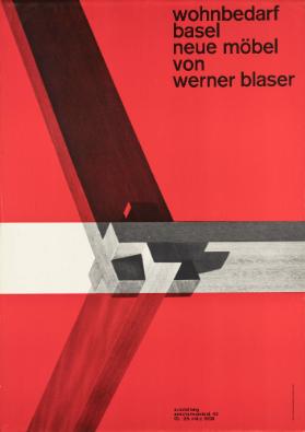 Wohnbedarf Basel - Neue Möbel von Werner Blaser