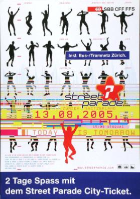 2 Tage Spass mit dem Street Parade City-Ticket. - SBB - CFF - FFS