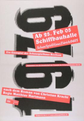 1979 - Ab 25. Feb 05 - Schiffbauhalle - nach dem Roman von Christian Kracht - Regie Matthias Hartmann