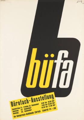 büfa - Bürofach-Ausstellung - Im Kongress-Gebäude Zürich