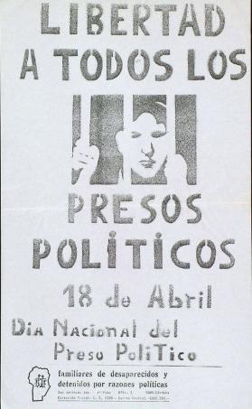 Libertad a todos los presos politicos - 18 de Abril - Dia Nacional del Preso Politico