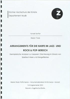 Arrangements für die Harfe im Jazz- und Rock & Pop-Bereich