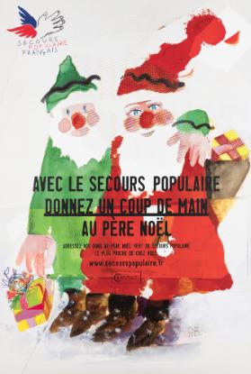 Avec le secours populaire donnez un coup de main au père noël - Secours populaire français