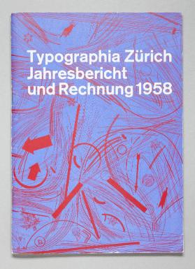 Typographia Zürich – Jahresbericht und Rechnung 1958