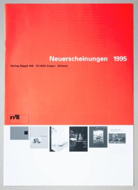 Verlag Niggli AG – Neuerscheinungen 1995