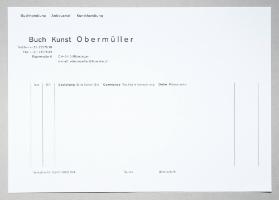 Buch Kunst Obermüller