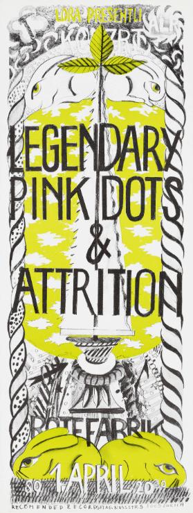LoRa presents Konzert - Legendary Pink Dots & Attrition - Rote Fabrik