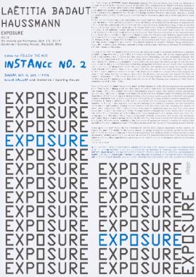 Laëtitia Badaut Haussmann - Instance No. 2 - Exposure