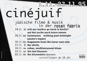 Cinéjuif - Jüdische Filme & Musik in der roten Fabrik