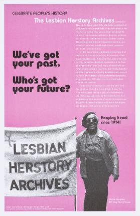 Celebrate People's History - The Lesbian Herstory Archives - We've Got Your Past. Who's Got Your Future? Lesbian Herstory Archives - Keeping it Real Since 1974!