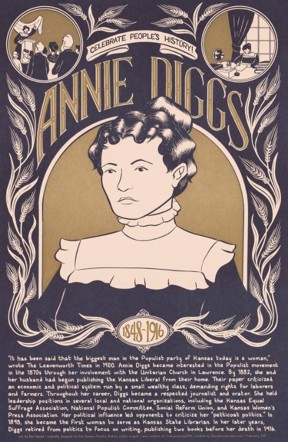 Annie Diggs - 1848-1916 - Celebrate People's History!
