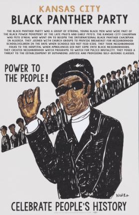 Kansas City - Black Panther Party - The Black Panther Party was a Group of Strong, Young Black Men Who Were Part of The Black Power Movement of the Late 1960's and early 1970's. (...) - Celebrate People's History