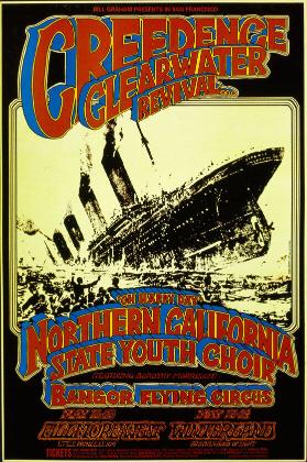 Bill Graham presents in San Francisco - Creedence Clearwater Revival - Northern California State Youth Choir - Bangor Flying Circus - Fillmore West - Winterland