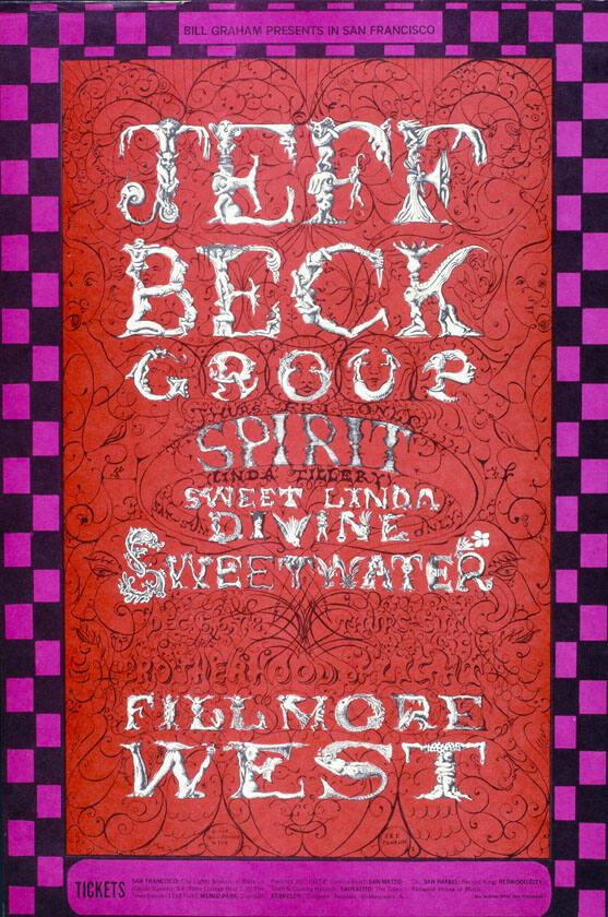 Bill Graham presents in San Francisco - Jeff Beck Group - Spirit - Fillmore West
