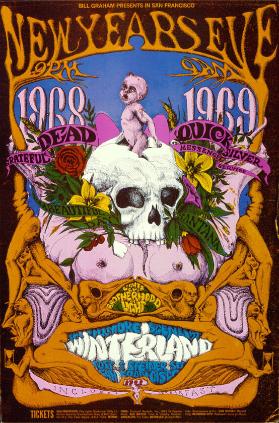 Bill Graham presents in San Francisco - Newyears Eve - 1968 1969 Grateful Dead - Quicksilver Messenger Service - Its A Beautiful Day - Santana - The Fillmore Scene at Winterland