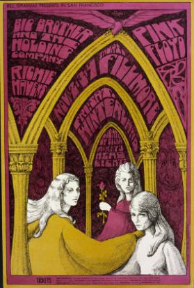 Bill Graham presents in San Francisco - Big Brother and The Holding Company - Richie Havens - Pink Floyd - Fillmore - Winterland