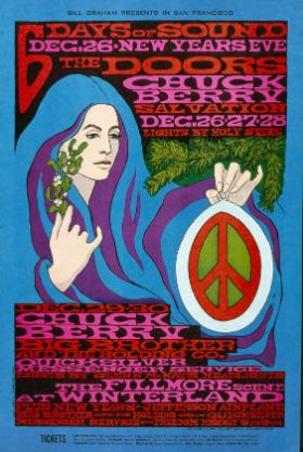 Bill Graham presents in San Francisco - The Doors - Chuck Berry - Salvation - Big Brother and The Holding Company - Quicksilver Messenger Service - The Fillmore Scene at Winterland