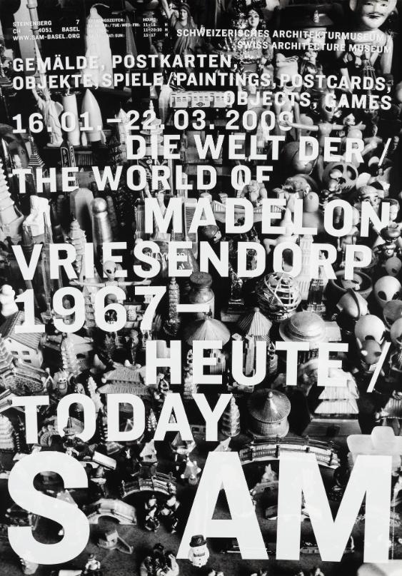 Gemälde, Postkarten, Objekte, Spiele / Paintings, postcards, objects, games - Die Welt der / The world of Madelon Vriesendorp 1967 - heute / today - S AM