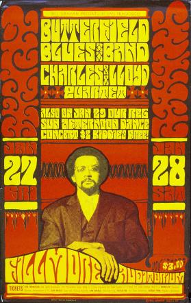 Bill Graham presents in San Francisco - Butterfield Blues Band - Charles Lloyd Quartet - Fillmore Auditorium