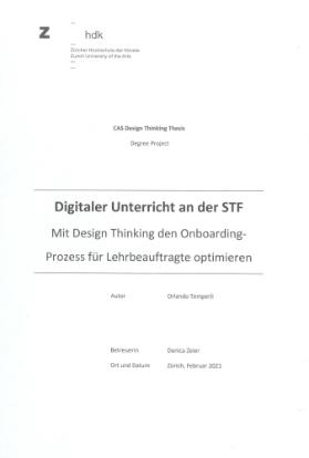 Digitaler Unterricht an der STF