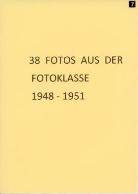 Dokumentation Fotoklasse 1948-1951