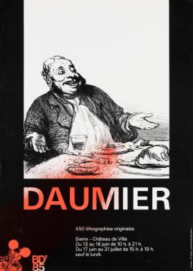 Daumier - 450 lithograhies originales - Sierre - Château de Villa - BD' 85