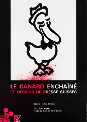 Le Canard Enchaîné et dessins de presse suisses - BD' 85