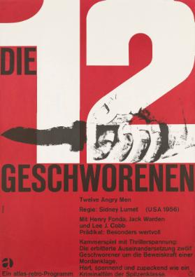 Die 12 Geschworenen - Twelfe Angry Men - Regie: Sidney Lumet (USA 1956) - Mit Henry Fonda, Jack Warden und Lee J. Cobb - Prädikat: Besonders wertvoll - Kammerspiel mit Thrillerspannung: Die erbitterte Auseinandersetzung zwölf Geschworerner um die Beweiskraft einer Modanklage. Hart, spannend und zupackend wie ein Kriminalfiilm der Spitzenklasse