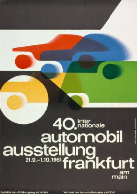 40. internationale Automobilausstellung - Frankfurt am Main