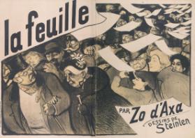 La feuille par Zo d'Axa - Dessins de Steinlen