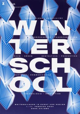 Winter - School - Vermittlung - Kreativität - Veränderung - Transformation - Raum - Hören - Gestaltung - Produktion - Auftritt - Kommunikation - Technologie - Innovation - Weiterbildung in Kunst und Design - ZHdK