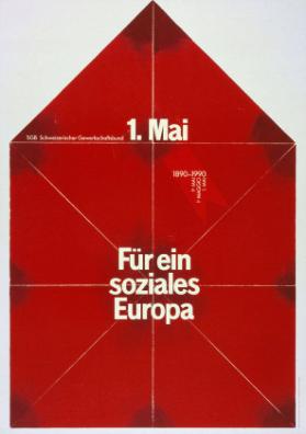 1. Mai - 1890-1990 - Für ein soziales Europa