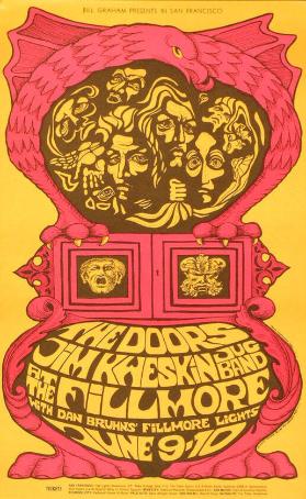 Bill Graham presents in San Francisco - The Doors - Jim Kweskin Jug Band - at The Fillmore