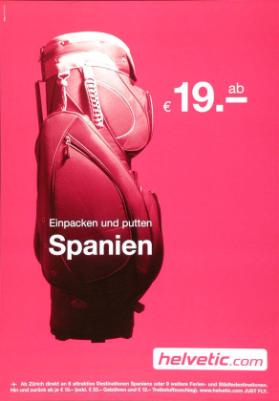 Ab € 19.- - Einpacken und putten - Spanien - Helvetic.com