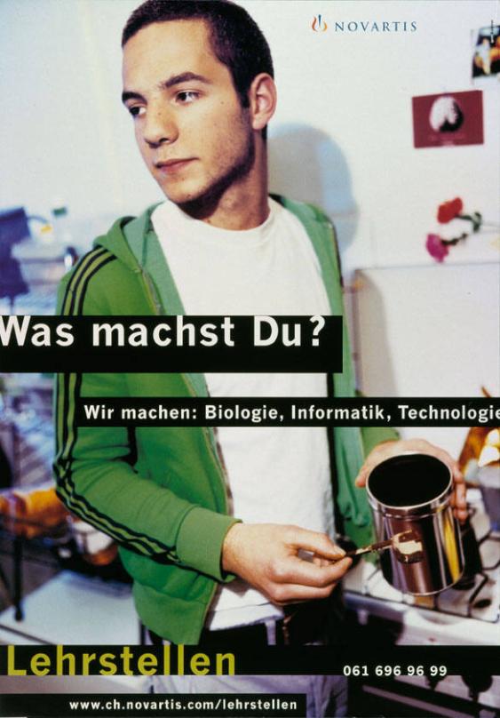 Novartis - Was machst Du? Wir machen: Biologie, Informatik, Technologie - Lehrstellen