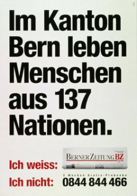 Im Kanton Bern leben Menschen aus 137 Nationen - Berner Zeitung
