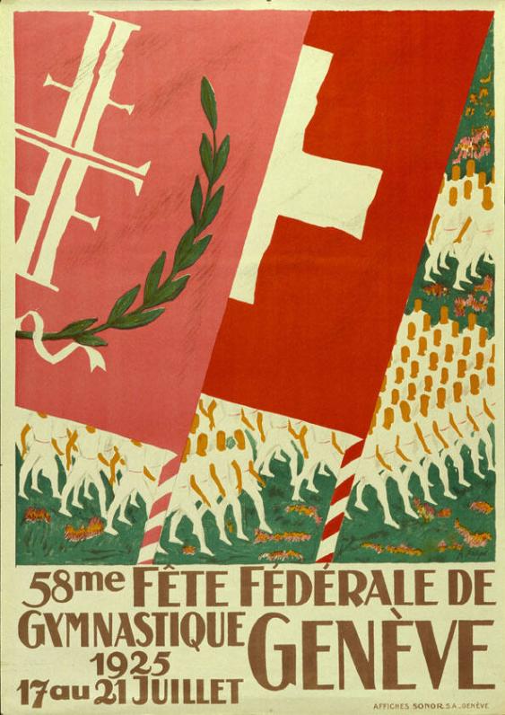 58me Fête Fédérale de Gymnastique Genève - 1925 - 17 au 21 Juillet