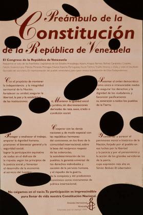 Preámbulo de la Constitución de la República de Venezuela