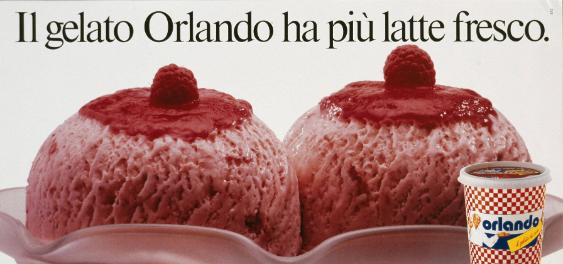 Il gelato Orlando ha più latte fresco.