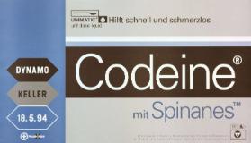 Codeine mit Spinanes - Hilft schnell und schmerzlos - Dynamo Keller