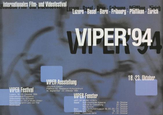 Viper, Internationales Film- und Video- und Multimedia-Festival, Luzern, CH