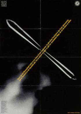 Kunst hat mit Wissenschaft nichts zu tun. Kunst ist kein Experiment (...) - 1973-1993 - 12 Plakate anlässlich des 20 jährigen Bestehens der Hochschule für künstlerische und industrielle Gestaltung