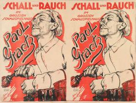 Schall und Rauch - im grossen Schauspielhaus - Paul Graetz (recto)