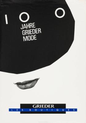 100 Jahre Grieder Mode - Grieder - Les boutiques