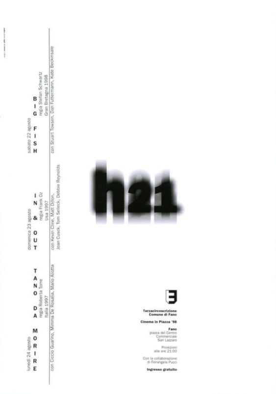 h21 - Terzacircoscrizione Comune di Faro - Cinema in Piazza '98